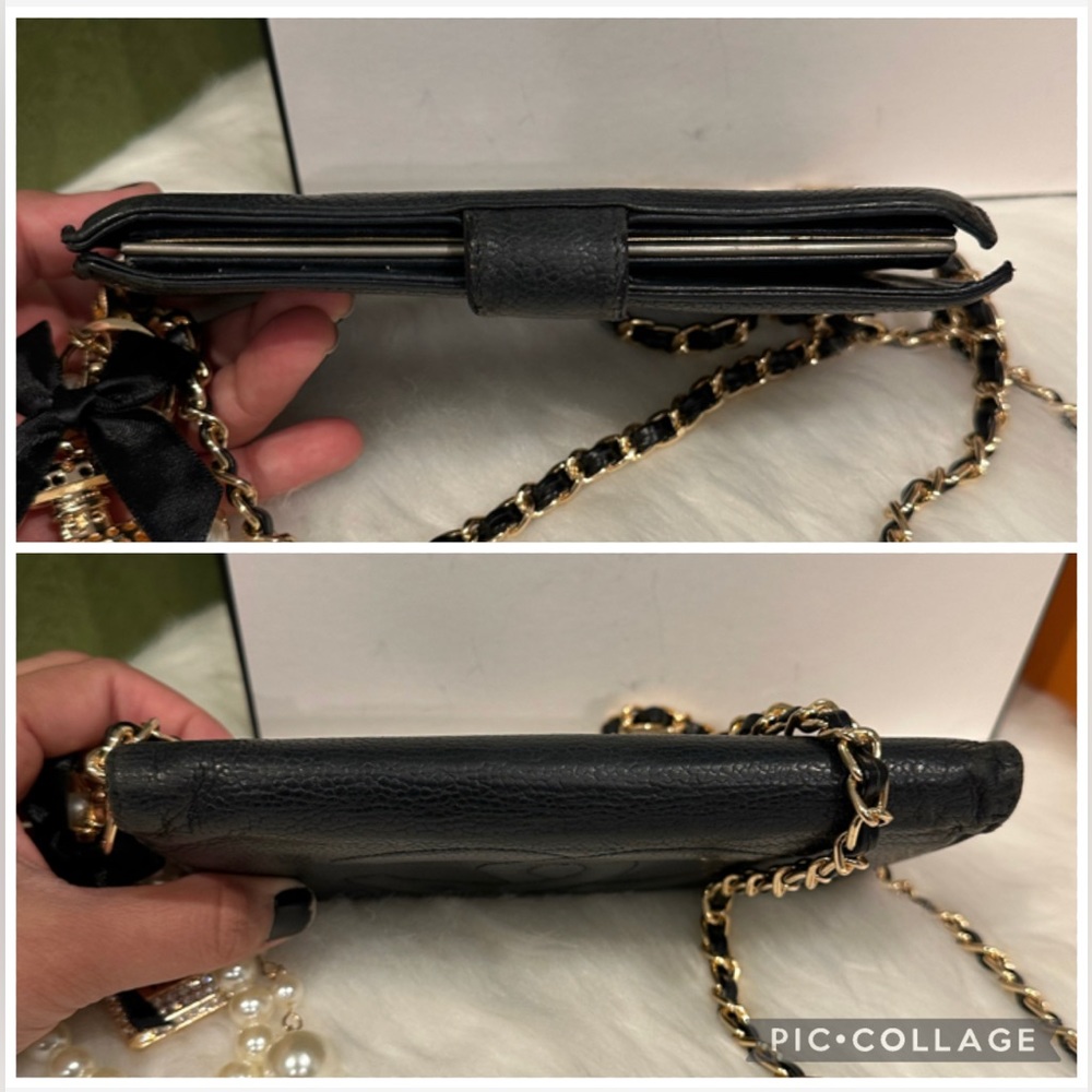 CHANEL Vintage Caviar Timeless ‘CC’ Wallet on Chain | # 2797727 - Picture 12 of 15